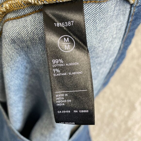 NEW Steve Madden Women's M Denim Midi Skirt With Front Slit - Picture 7 of 10